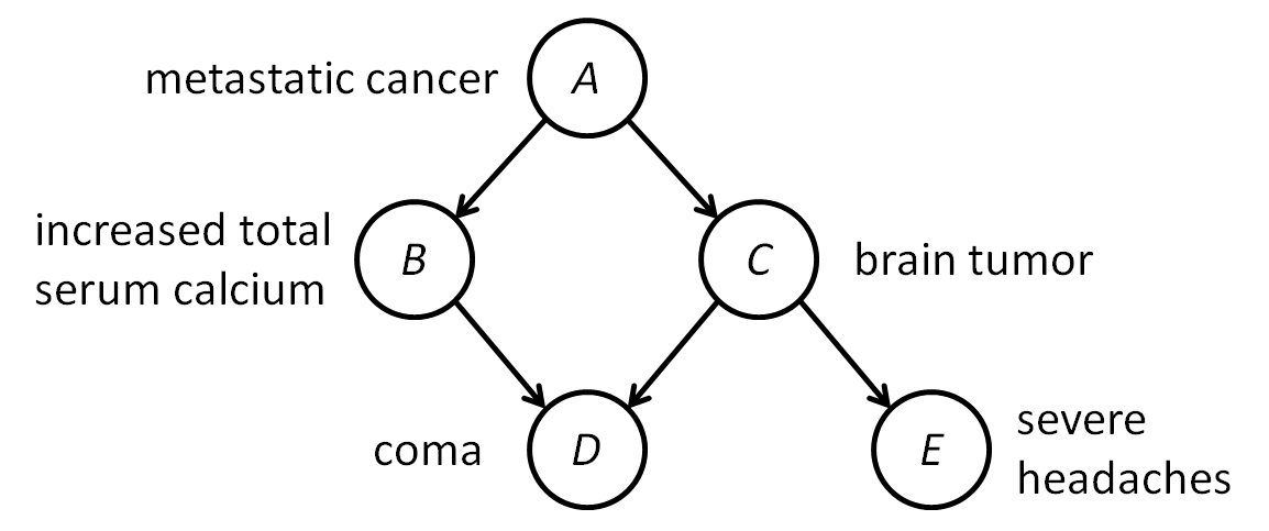 Cancer Bayesian Network DAG